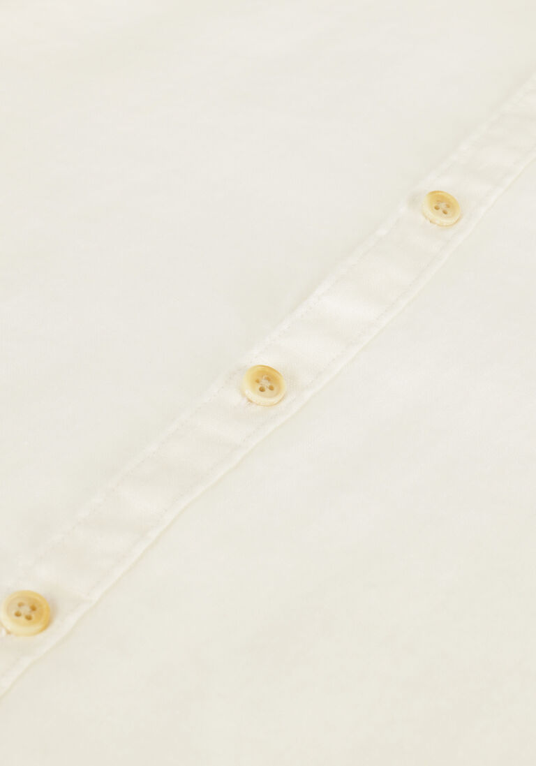 SCOTCH & SODA witte scotch & soda casual overhemd regular-fit linen shirt with sleeve roll-up