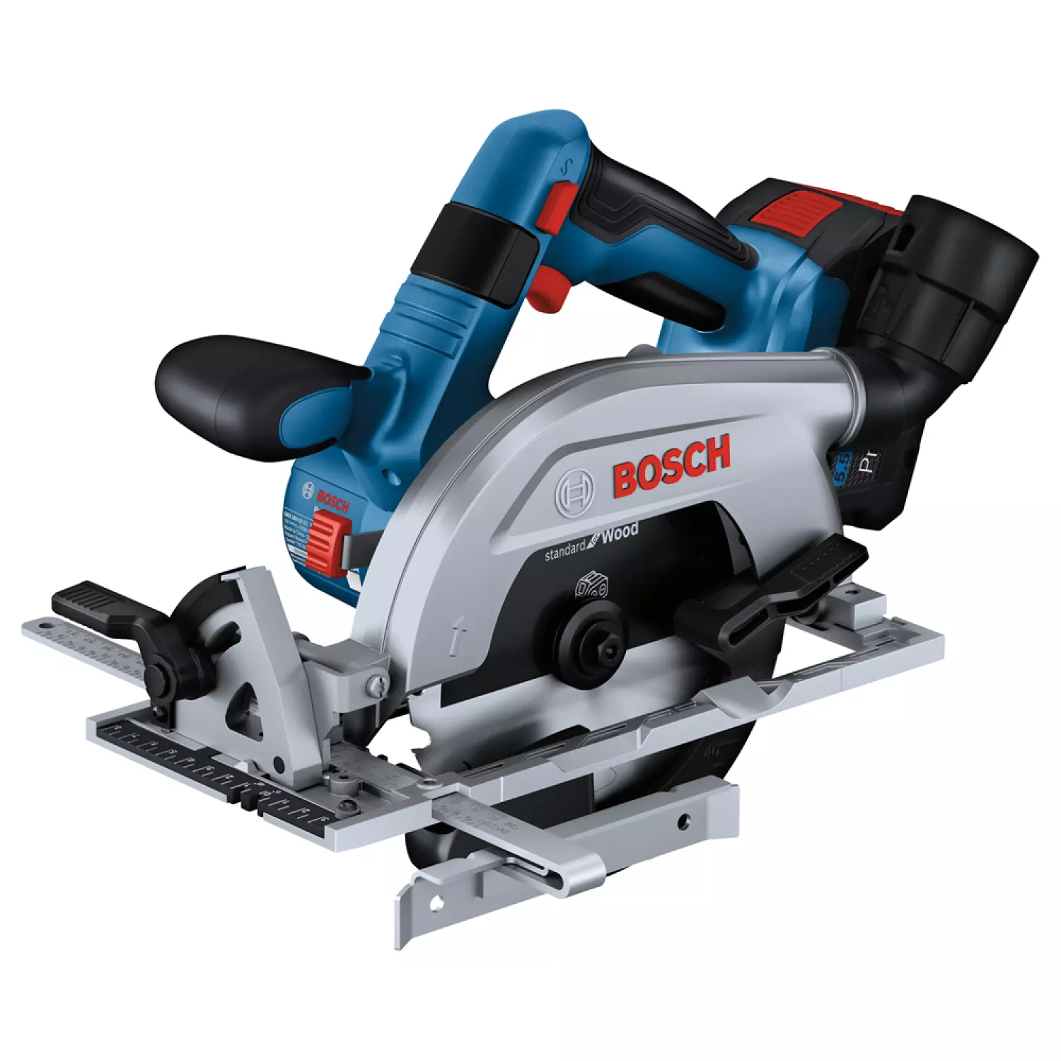 Bosch GKS 18V-57-2 L 18V Li-ion Accu cirkelzaag set (2x 5.5Ah) in L-Boxx - 165 mm