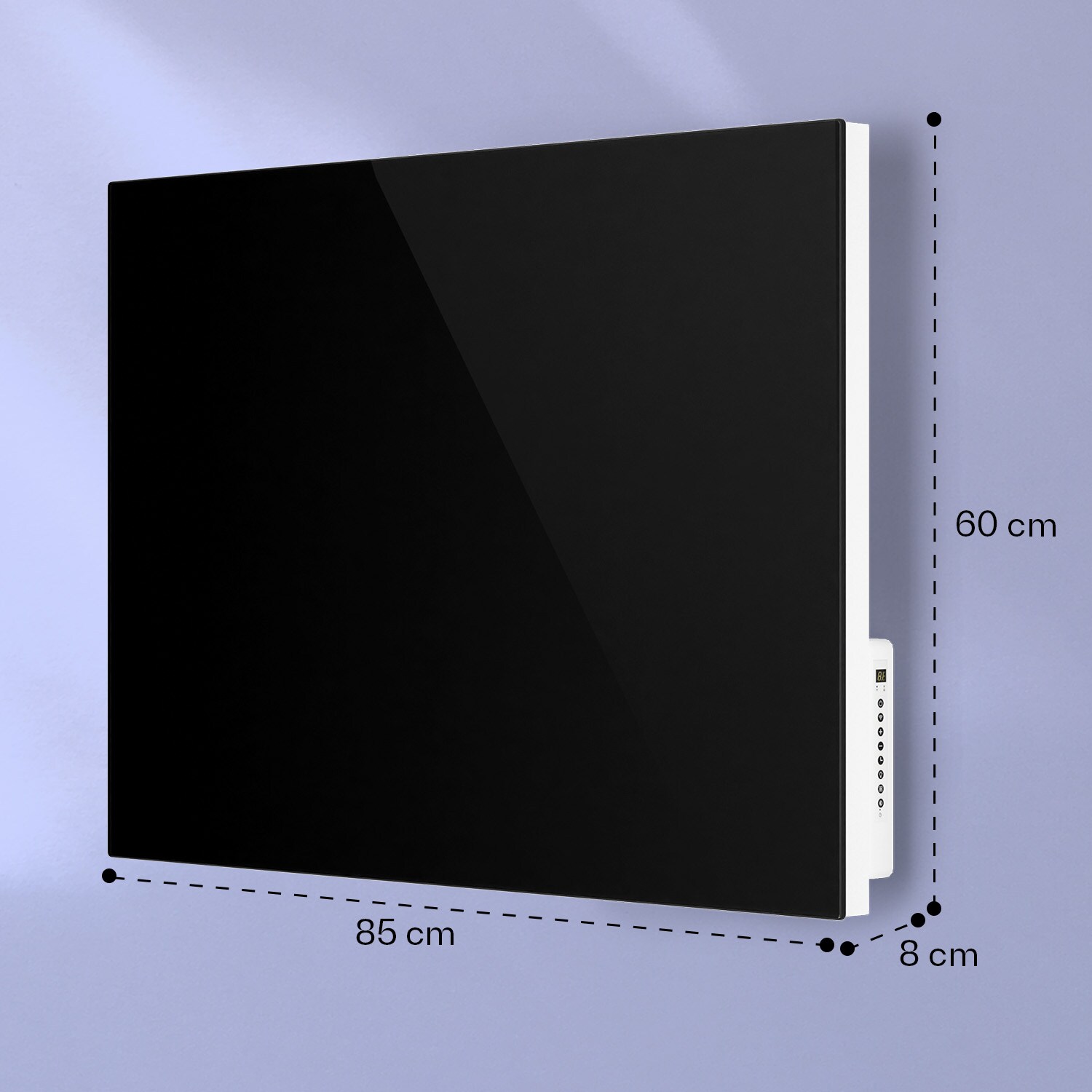 Mojave 750 smart 2-in-1 Heizgerät Infrarot Konvektor 85x60cm 750W RGB-Licht