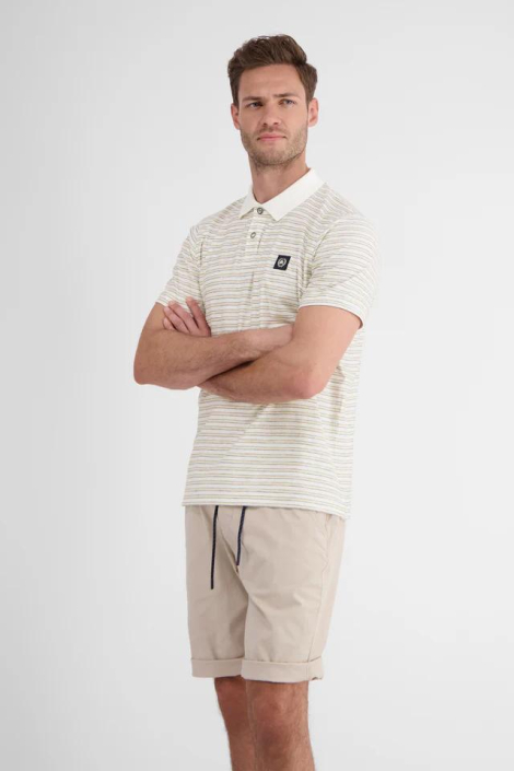 Lerros witte heren polo