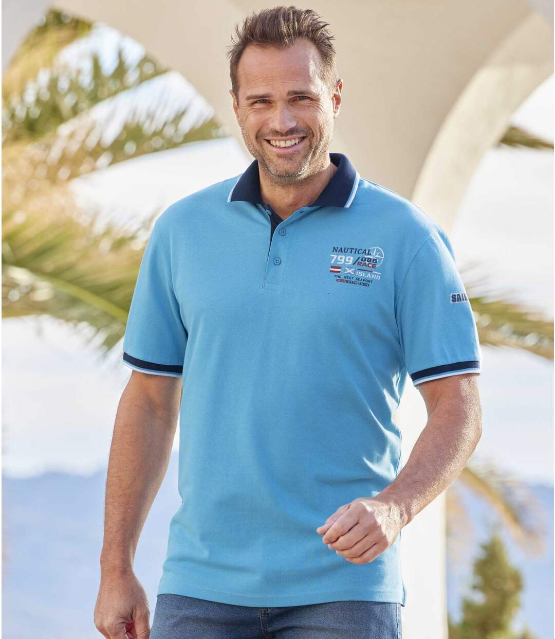 Lot de 2 Polos Nautical Race