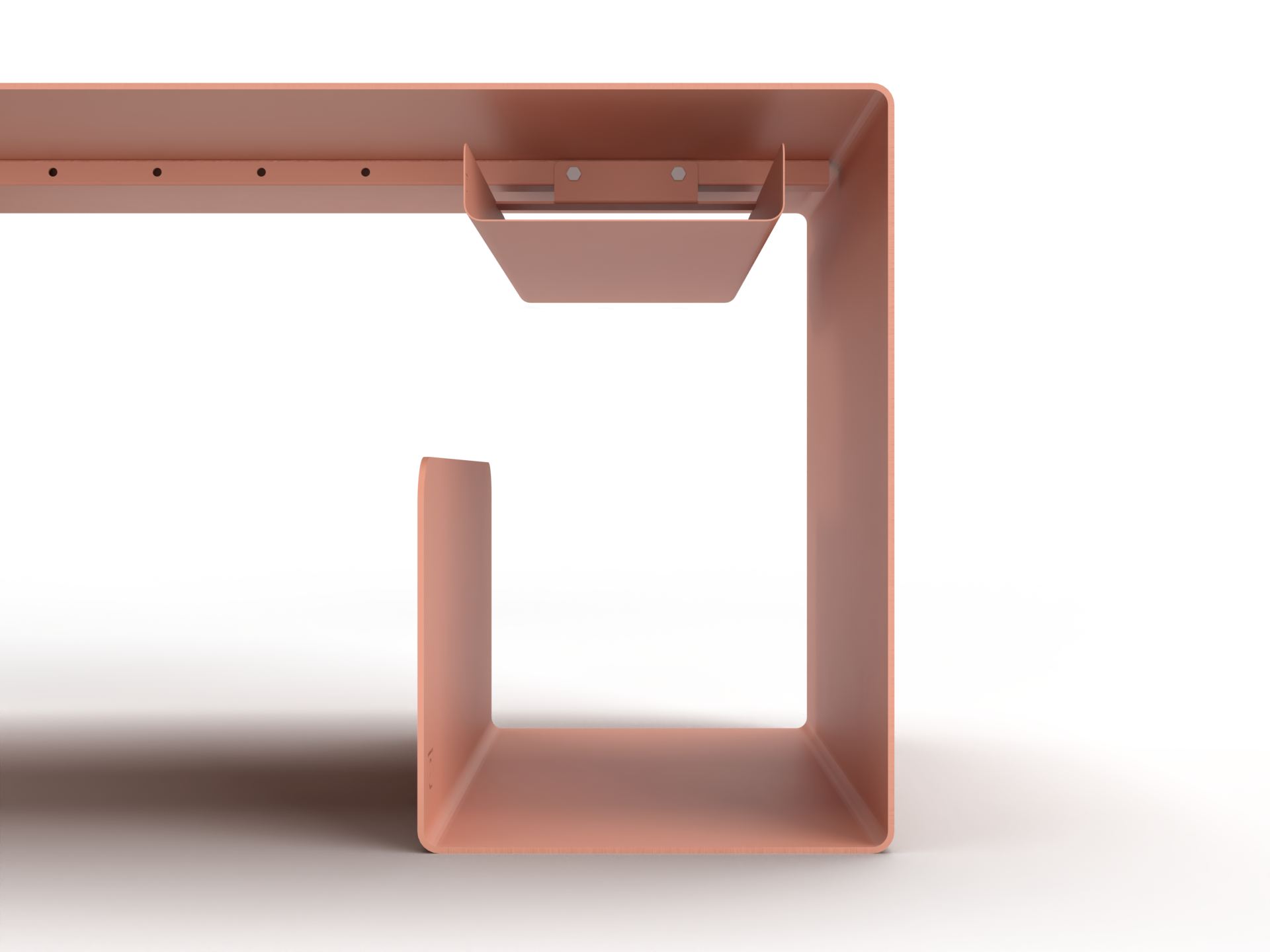 Steellish salontafel Glide & Plateau Blush