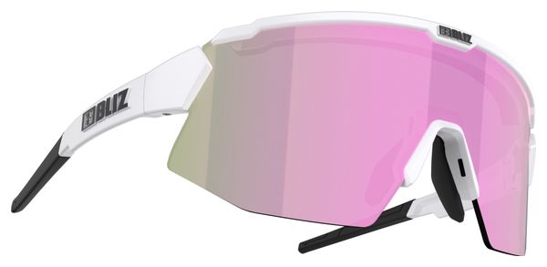 Lunettes Bliz Breeze Small Blanc Cat.3 Rose   Cat. 0 Transparent