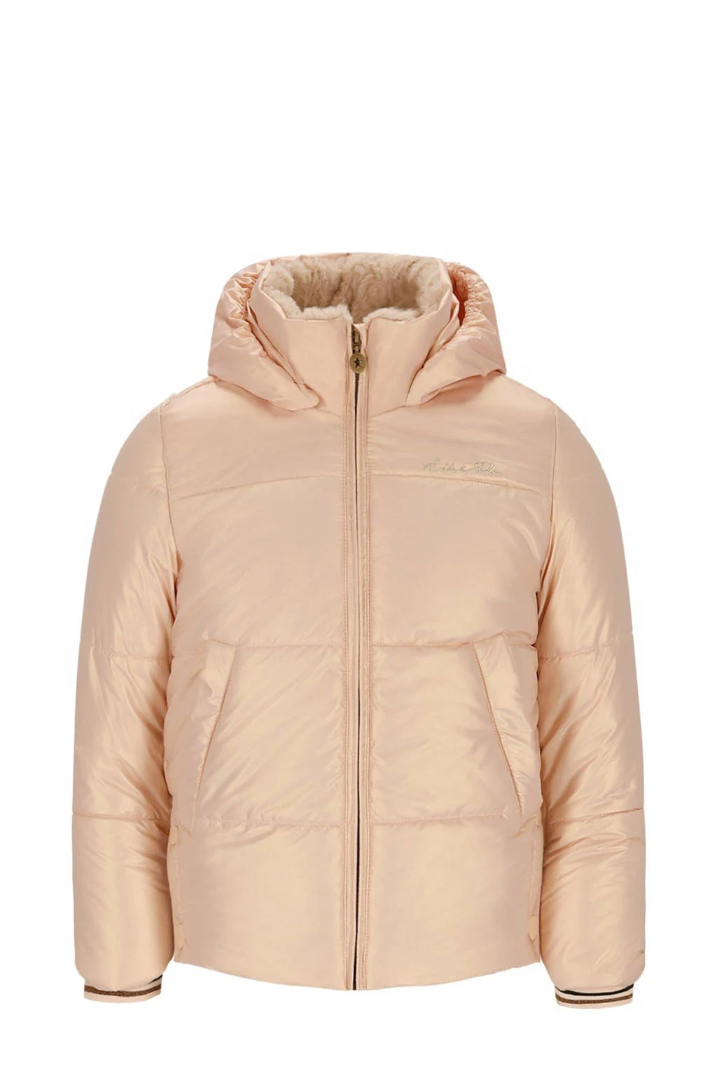 Like Flo gewatteerde jas roze