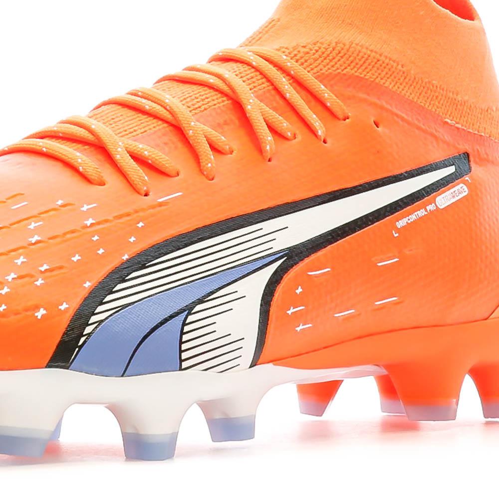 Puma Chaussures de Football Orange Homme Puma Ultra Pro Fg