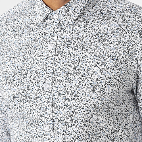 Chemise Manches Longues Carton 10714512D Blanc Floral