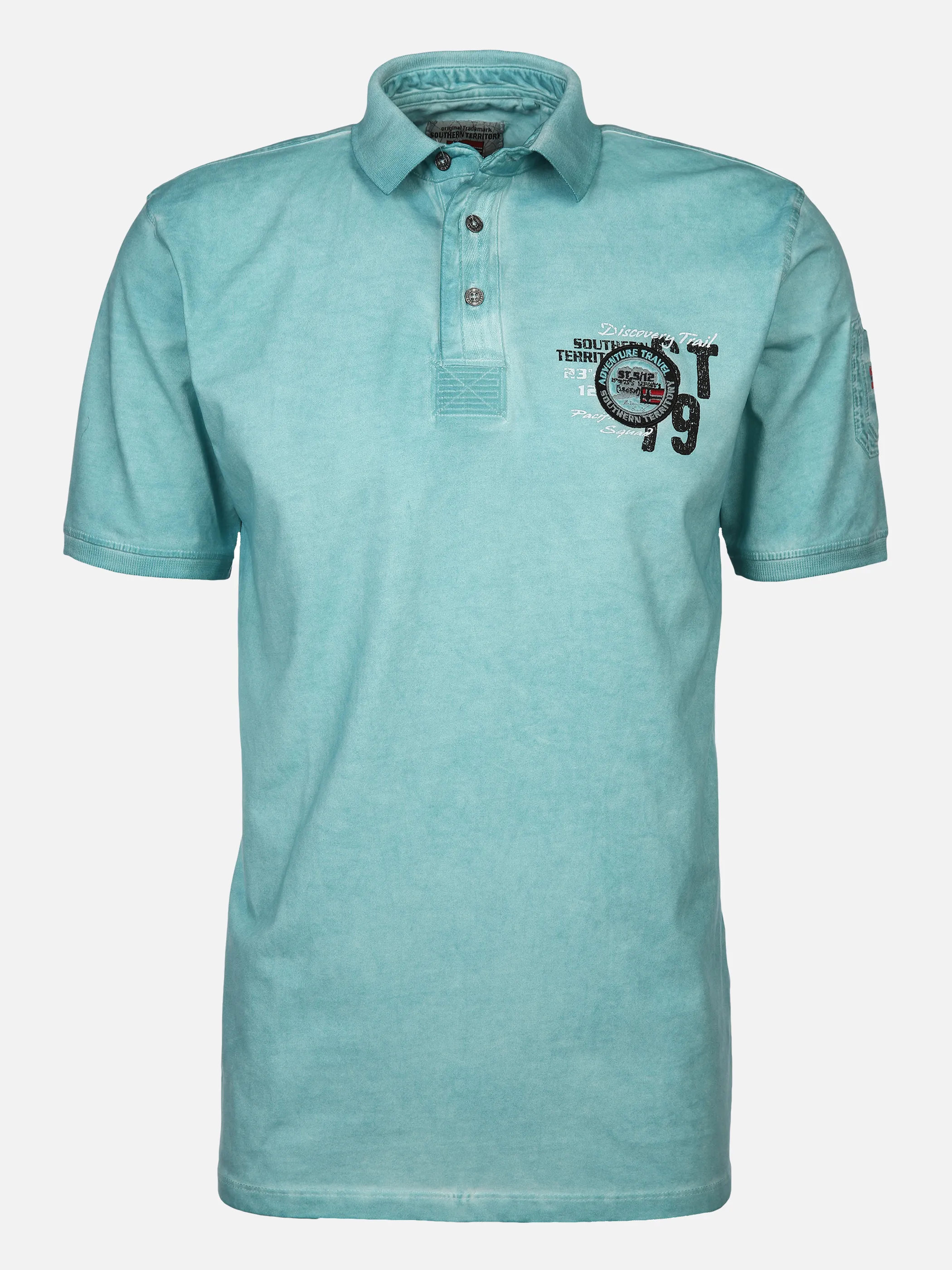 Herren Poloshirt mit vielen Details
