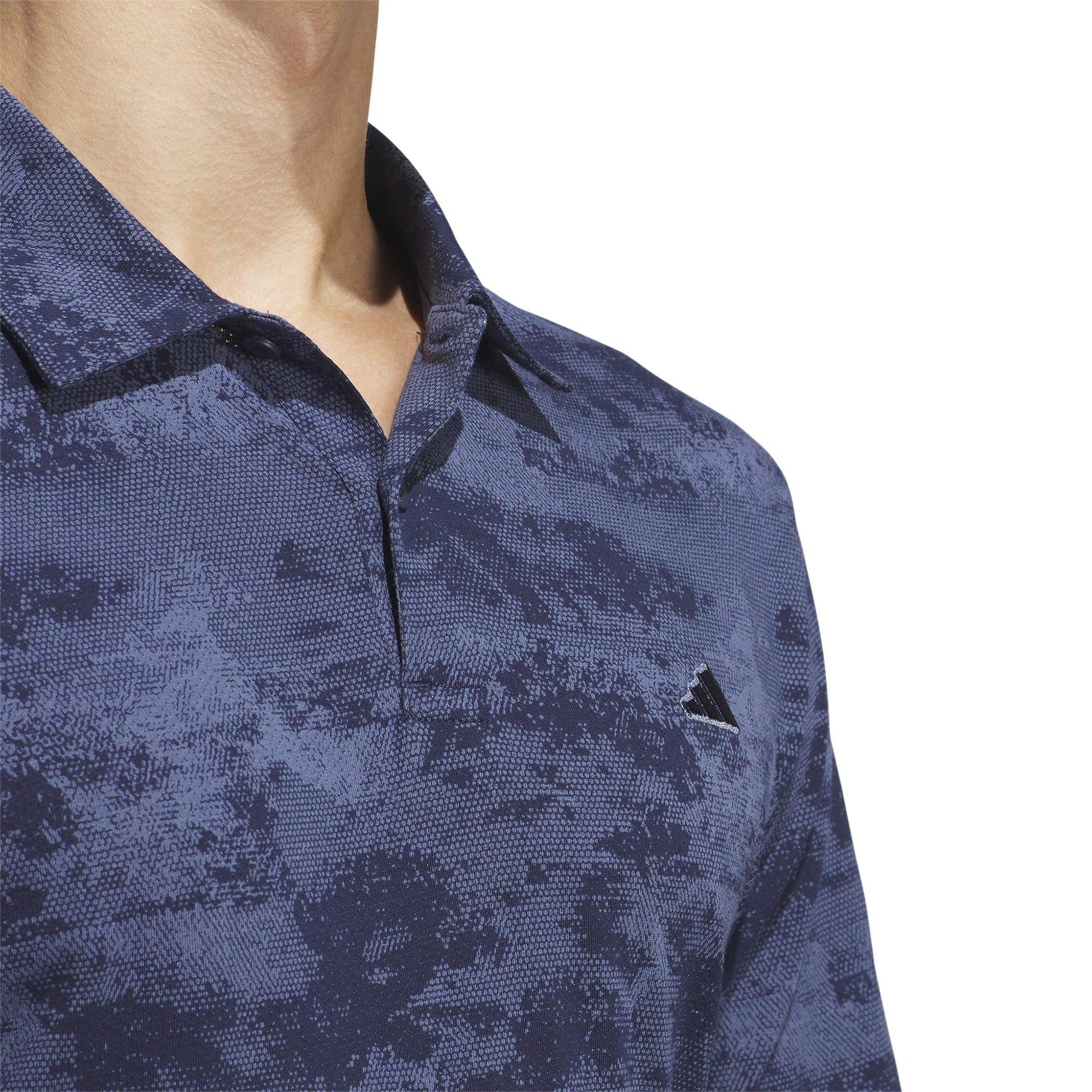 adidas Go To Printed Mesh Golf Polo Shirt Mens
