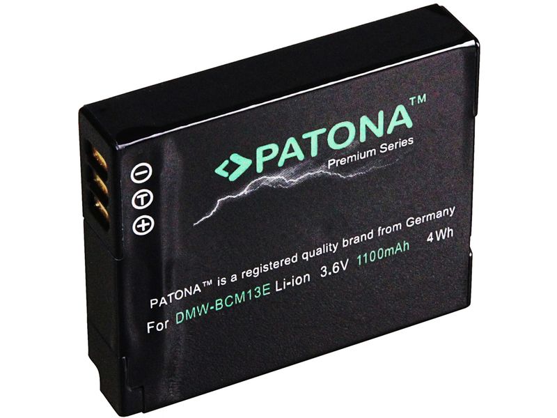 Patona Digitalkamera-Akku Premium DMW-BCM13 Premium Akku für Panasonic DMW-BCM13