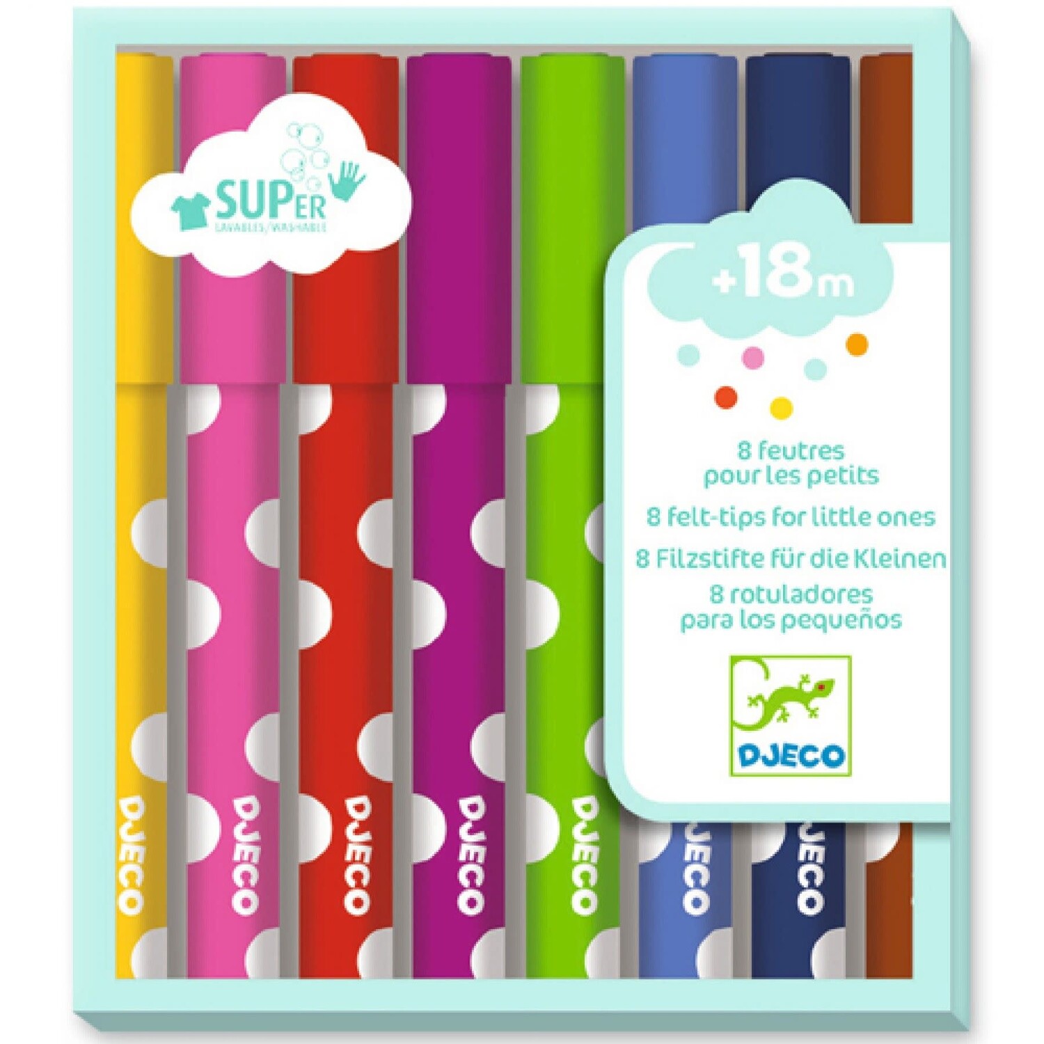 Djeco |  Viltstiften 8 stuks