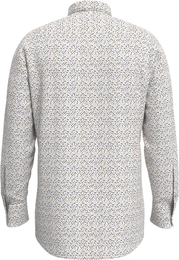 Selected Homme SLHSLIM-ETHAN SHIRT LS AOP NOOS Bright white/multi ditsy