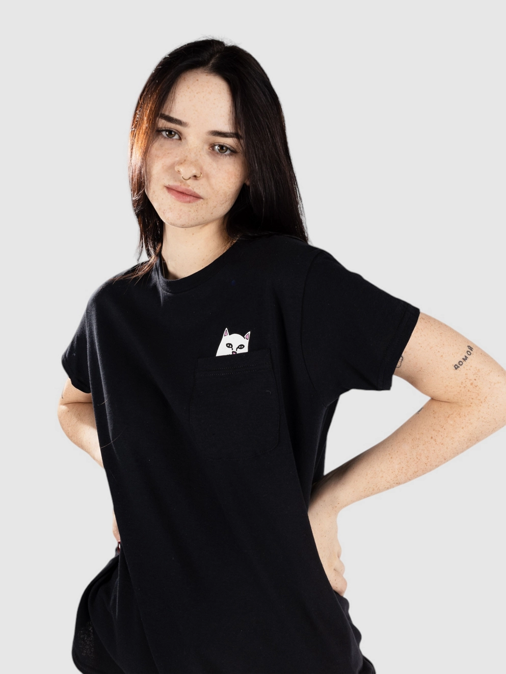 RIPNDIP Lord Nermal Pocket T-Shirt black