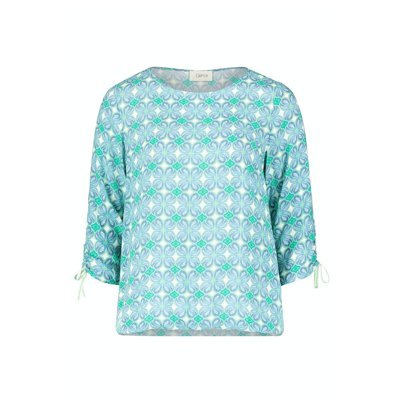 Cartoon Bluse Kurz 3/4 Arm