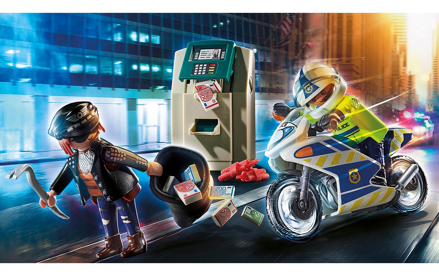 City Action Polizei-Motorrad: Verfolgung 70572Polizei-Spielset