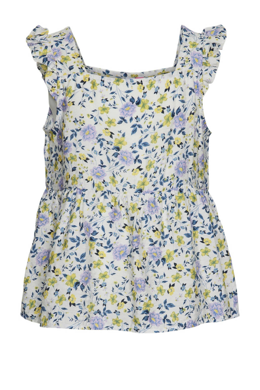 VERO MODA GIRL gebloemdetop VMIRIS LEA wit/lila/geel