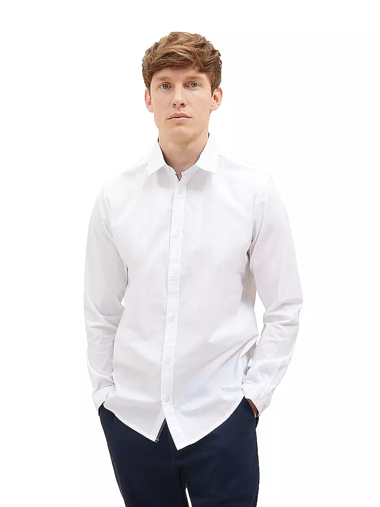 TOM TAILOR Hemd weiss