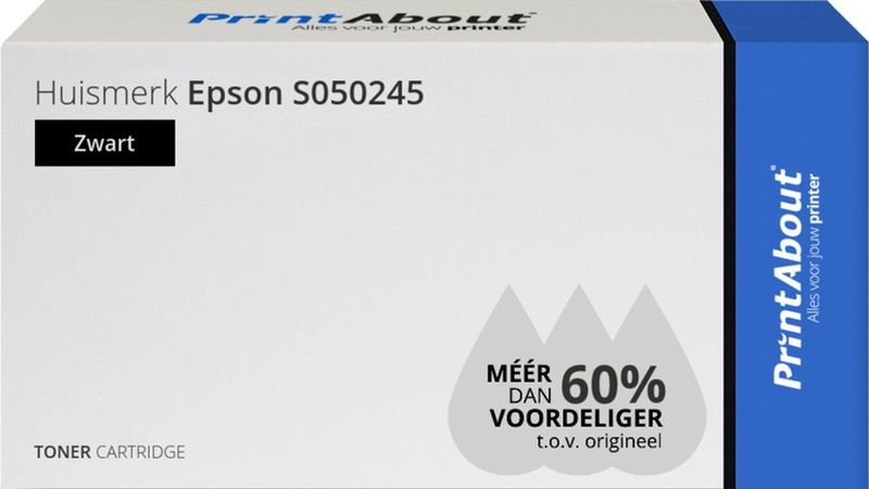 PrintAbout - Alternatief voor Epson S050245 - Toner - Zwart