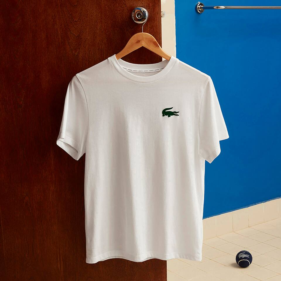T-shirt d'intérieur en coton stretch Vêtements d’intérieur & de nuit - Blanc - Lacoste - Femme