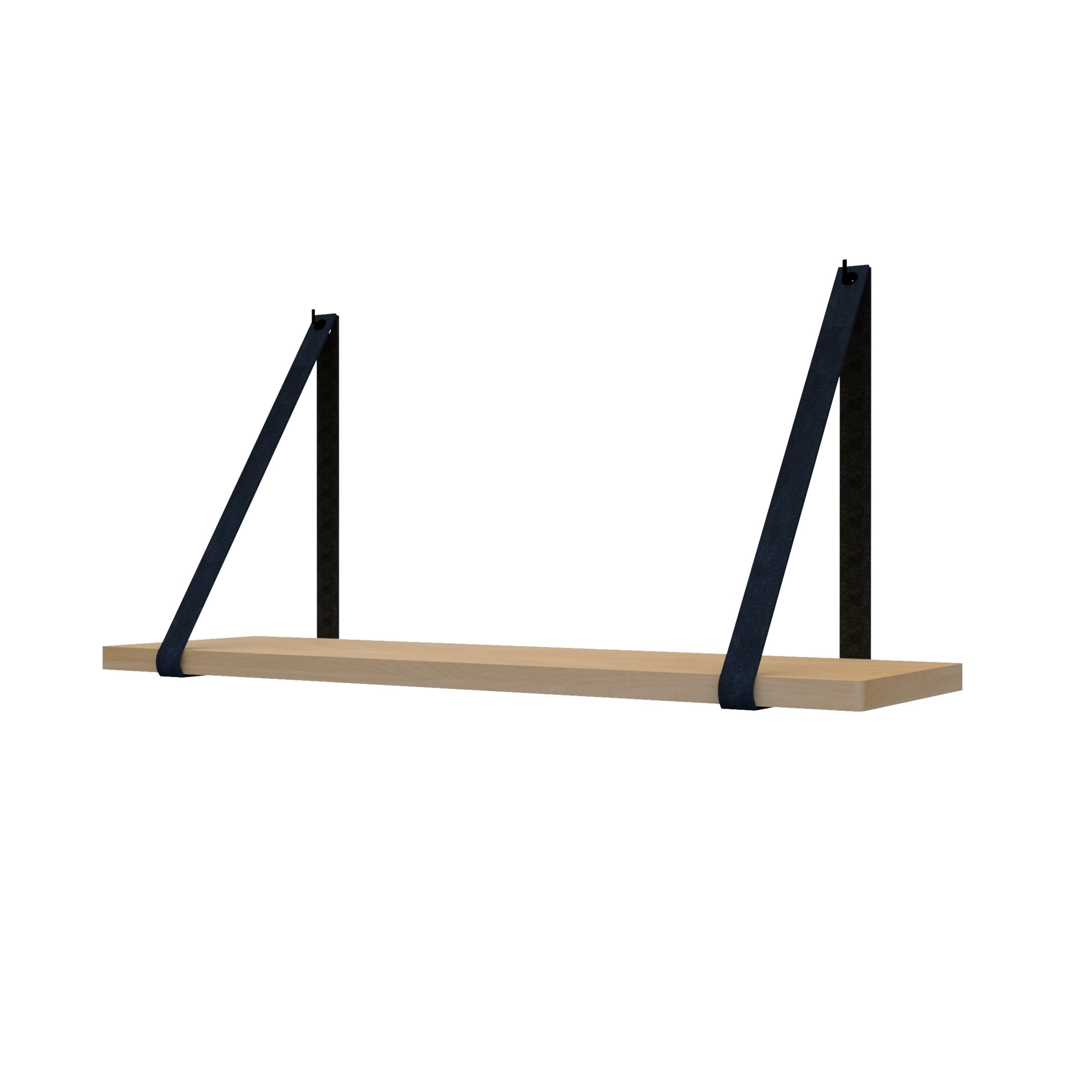 Leren plankdragers (set van 2) NAVY