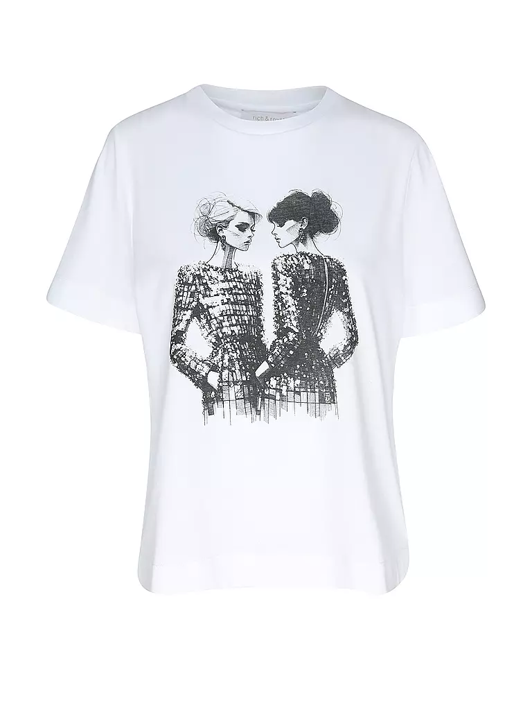RICH & ROYAL T-Shirt weiss