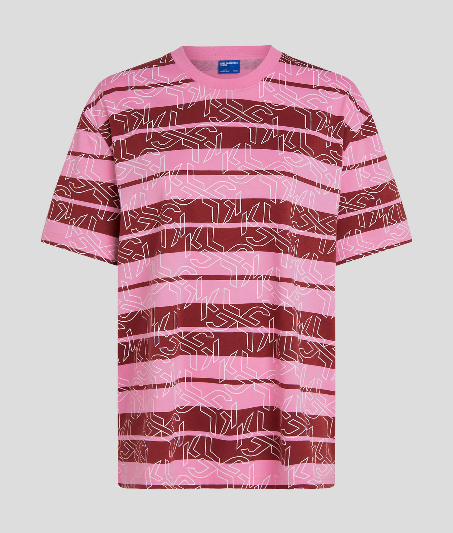 T-SHIRT RAYÉ KLJ MONOGRAM