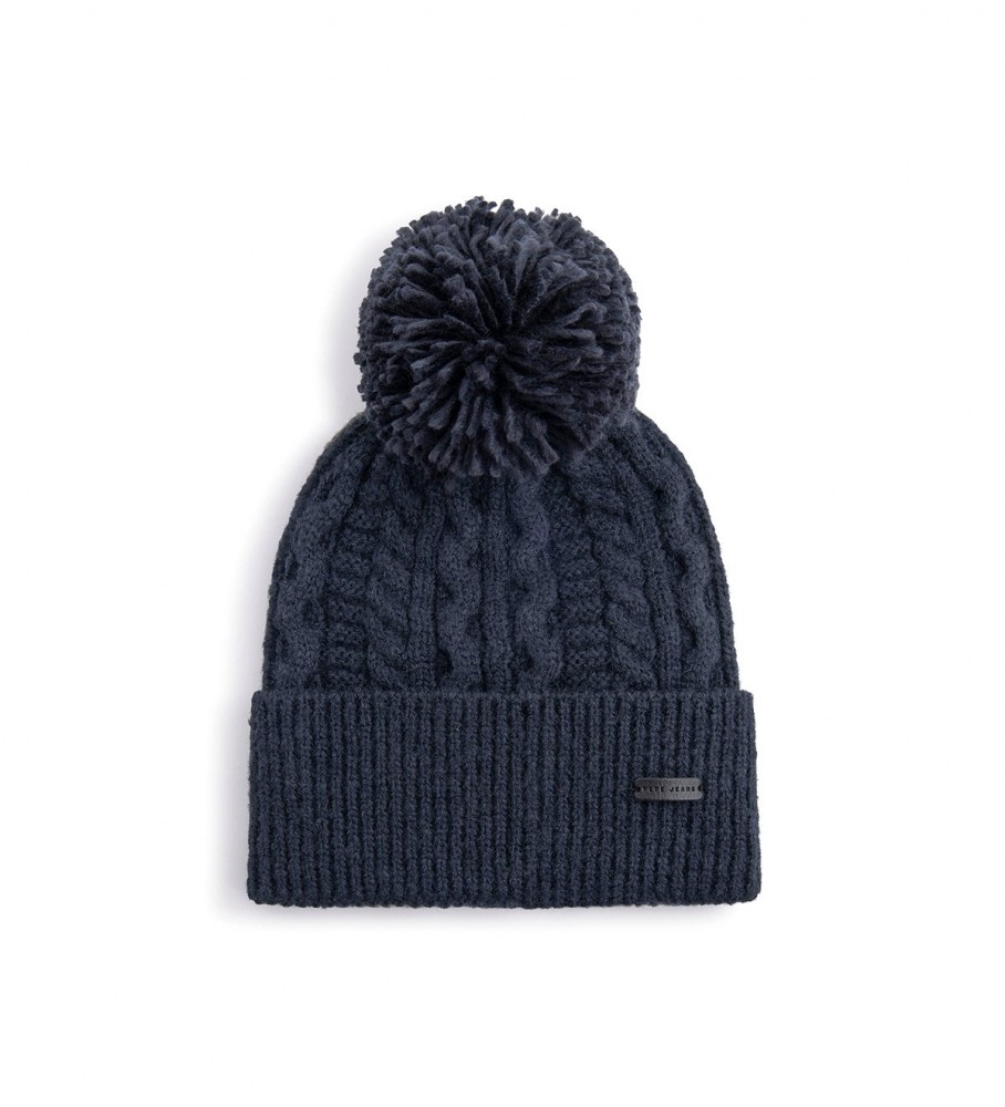Gorro azul-marinho Tallis da Pepe Jeans Millinery