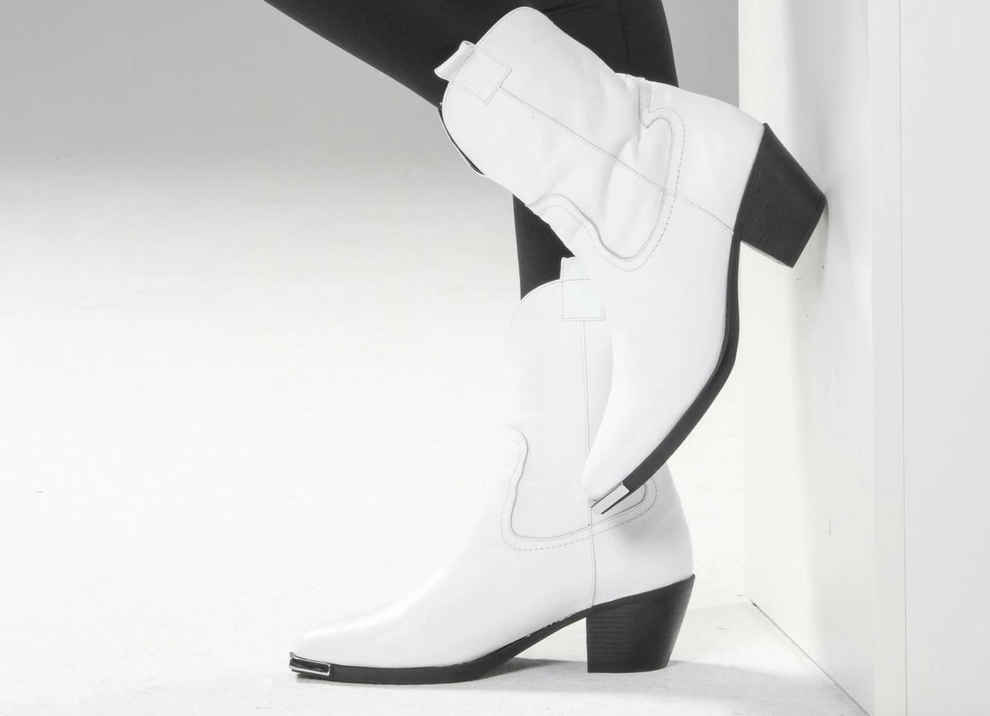 Gemini Western-Stiefel aus Rind-Nappaleder