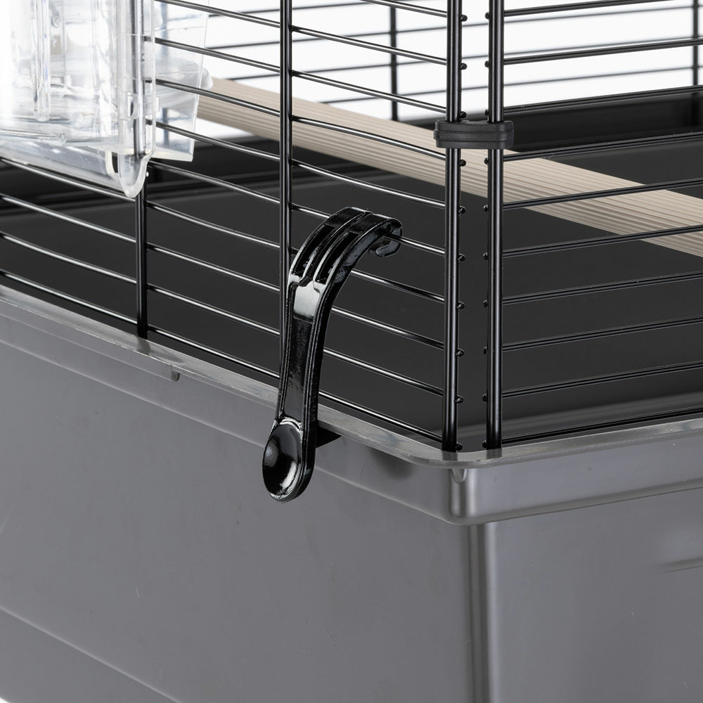 Ferplast grande cage pour canaris, perruches et oiseaux exotiques piano 6, avec mangeoires pivotantes et accessoires