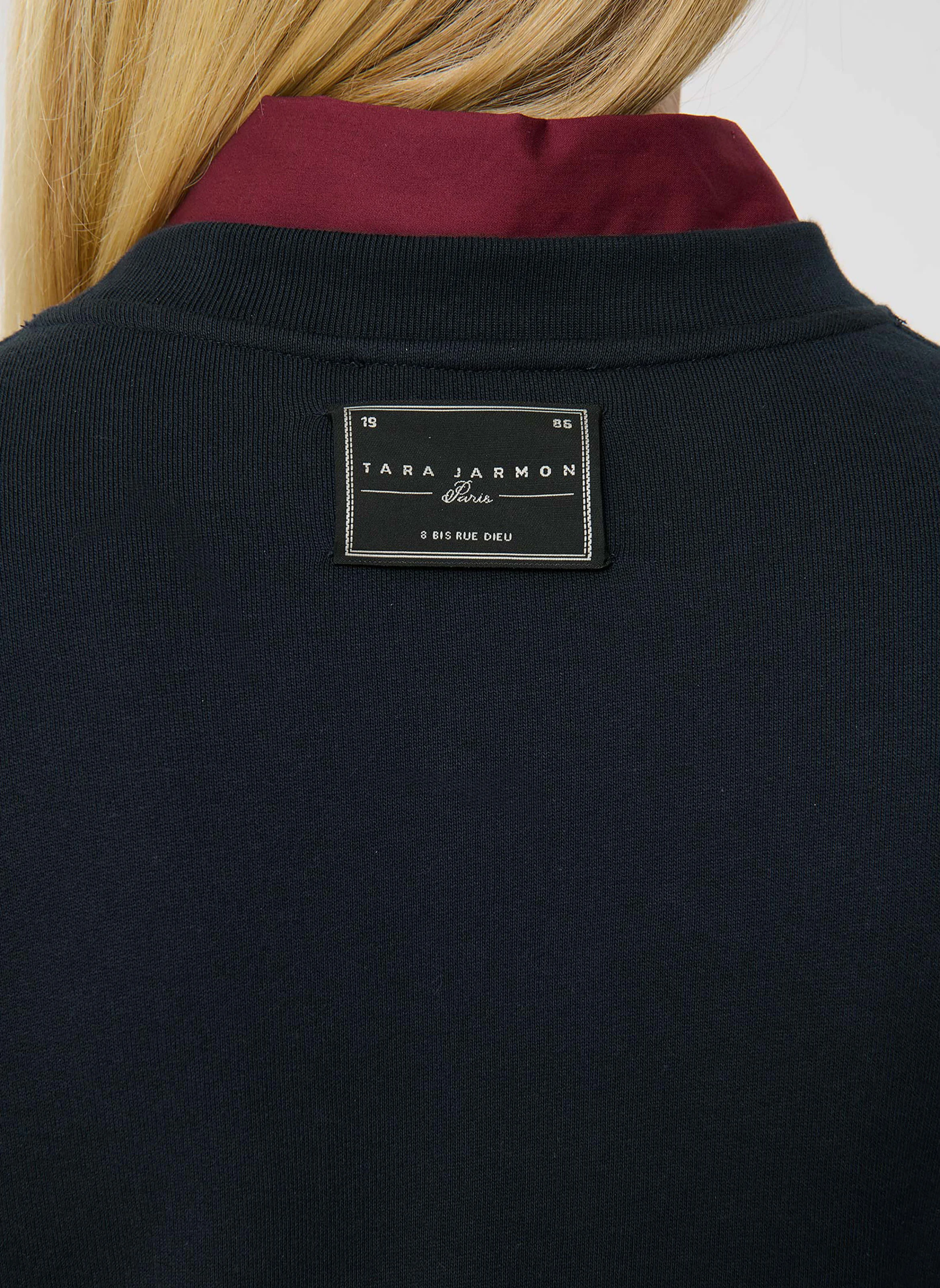 PRESTO - Pull droit en coton bio| Bleu