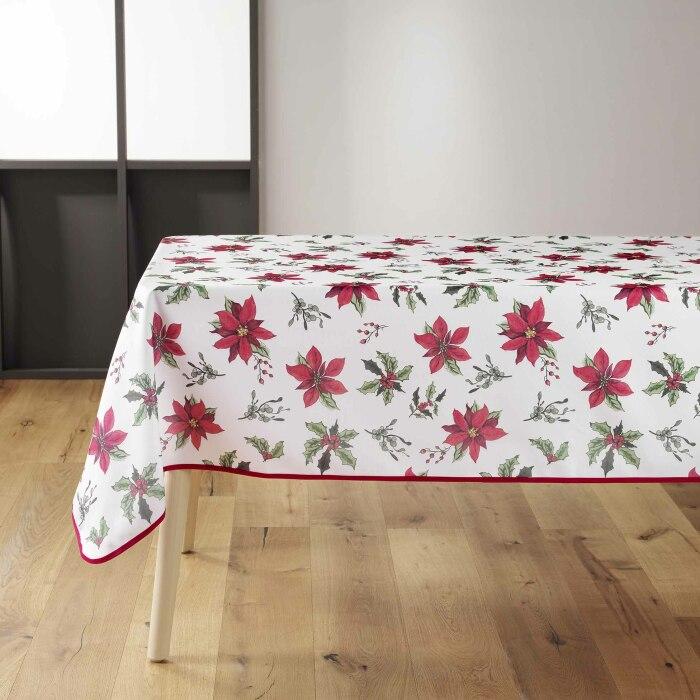 NAPPE RECTANGLE 150X300CM POLYESTER IMPRIME AMARYLLIS