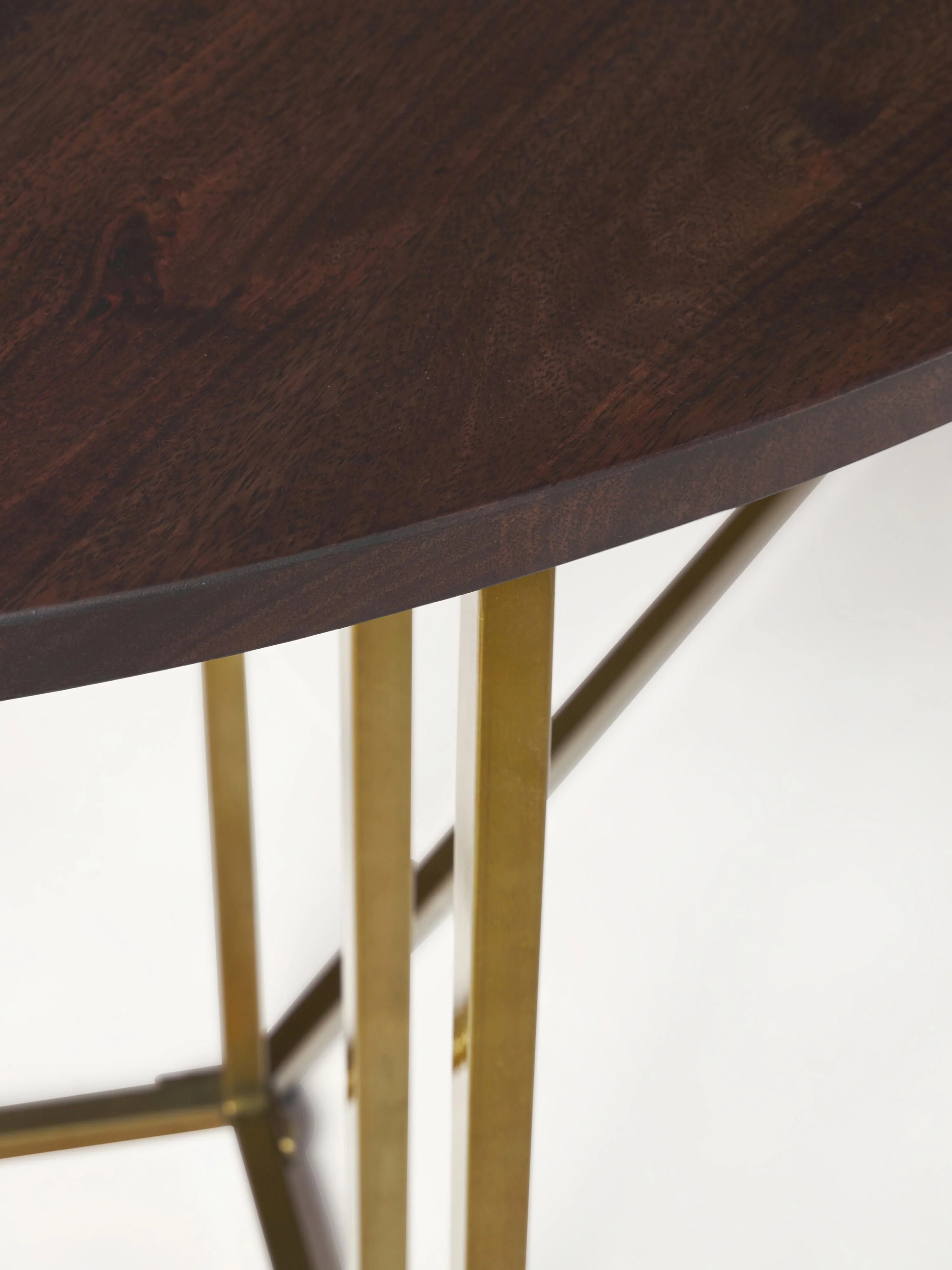 Ovale eettafel Luca van mangohout, in verschillende formaten
