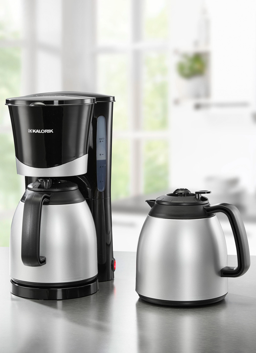 Kaffeemaschine mit 2 Thermokannen von Efbe-Schott