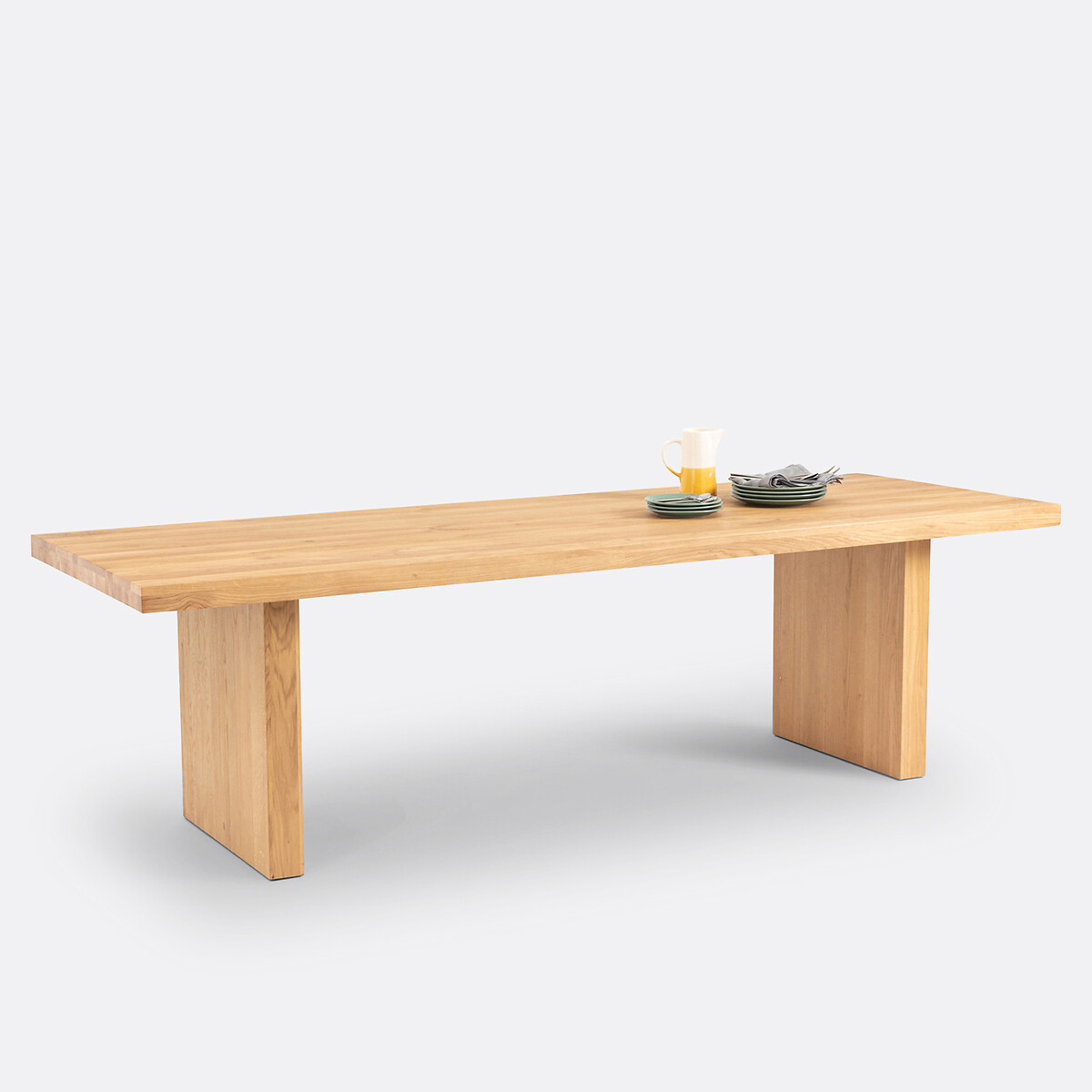 LA REDOUTE INTERIEURS<br>Mesa 8/10 pessoas em carvalho maciço, Vova