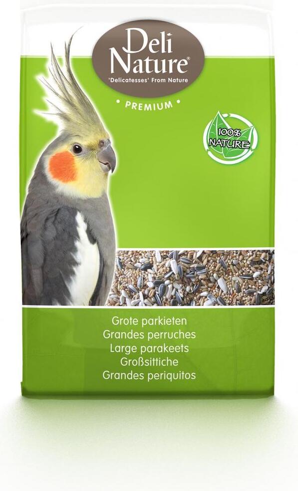 Deli Nature vogelvoer premium grote parkiet 4 kg