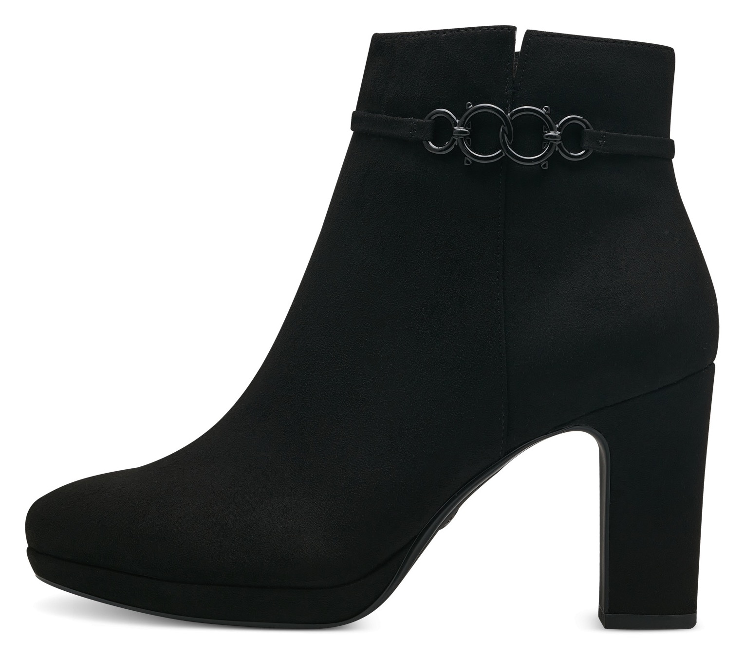 Tamaris High-Heel-Stiefelette  mit dezenter Schmuckapplikation