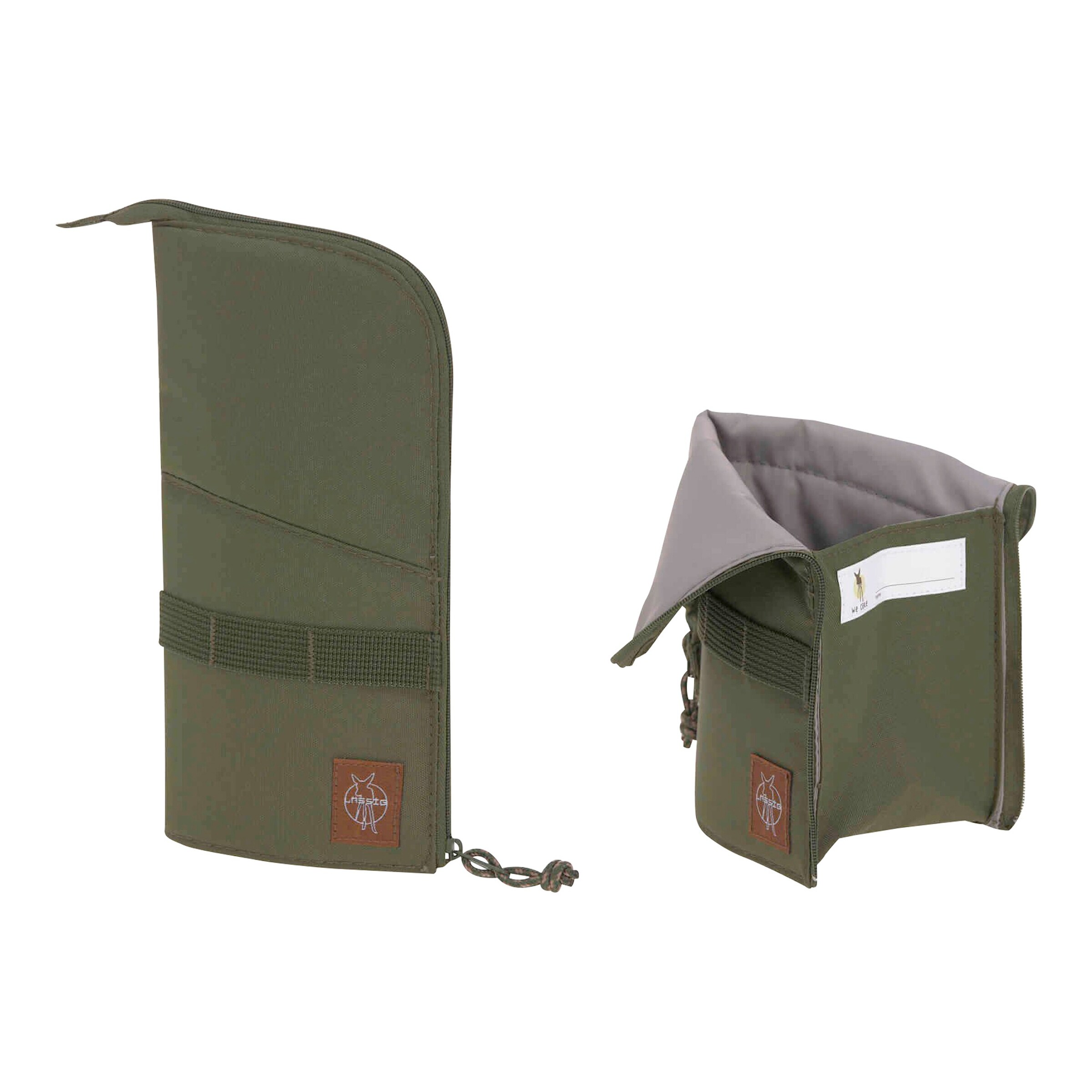 Lässig Schulranzen-Set Boxy Unique 7-tlg. olive