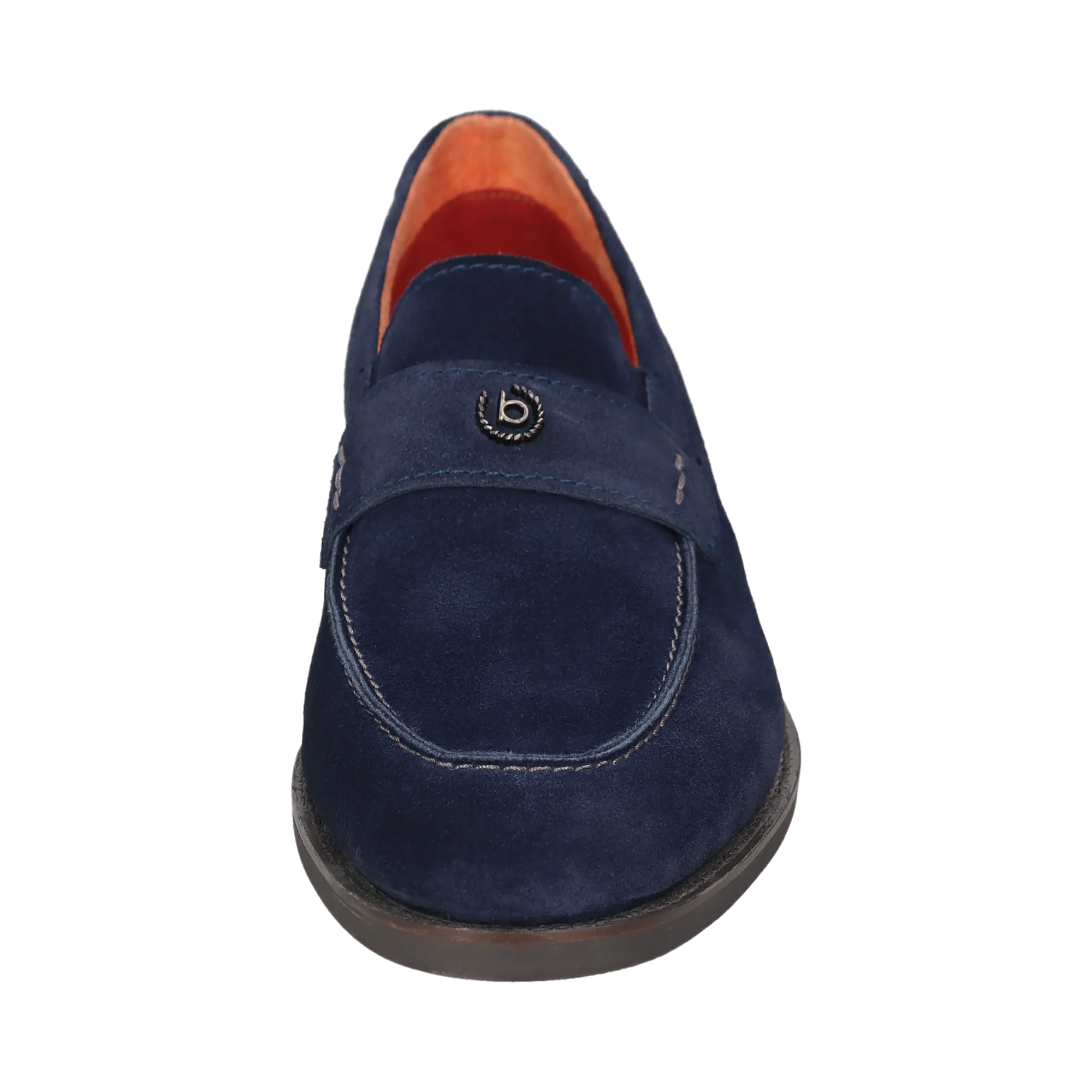 Leder Slip on blau