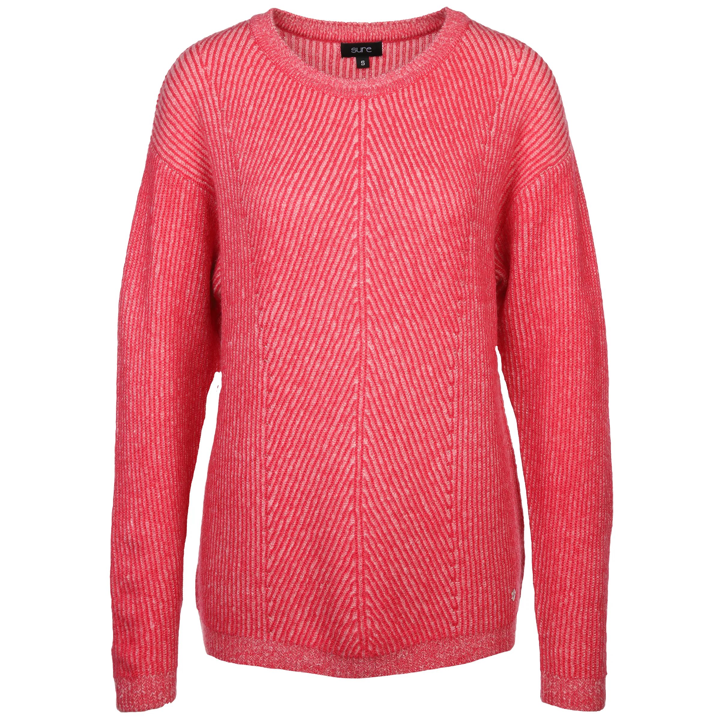 Damen Strickpullover in Rippstruktur