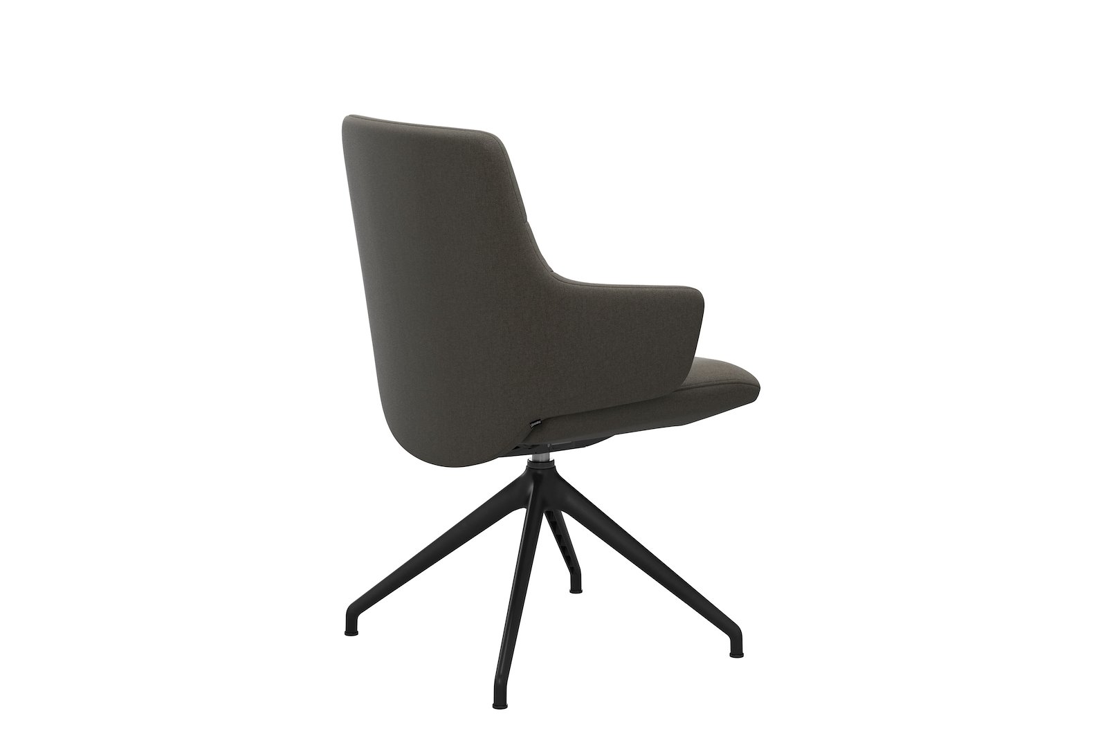 Chilli spisestol Tekstil Tulip - Green - Sort