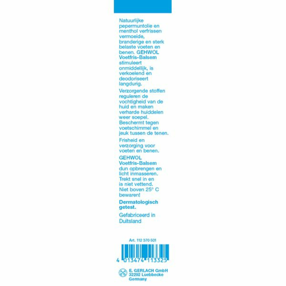 2x Gehwol Voetfris Balsem 75 ml