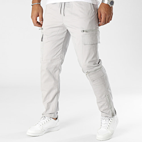 Pantalon Cargo Gris