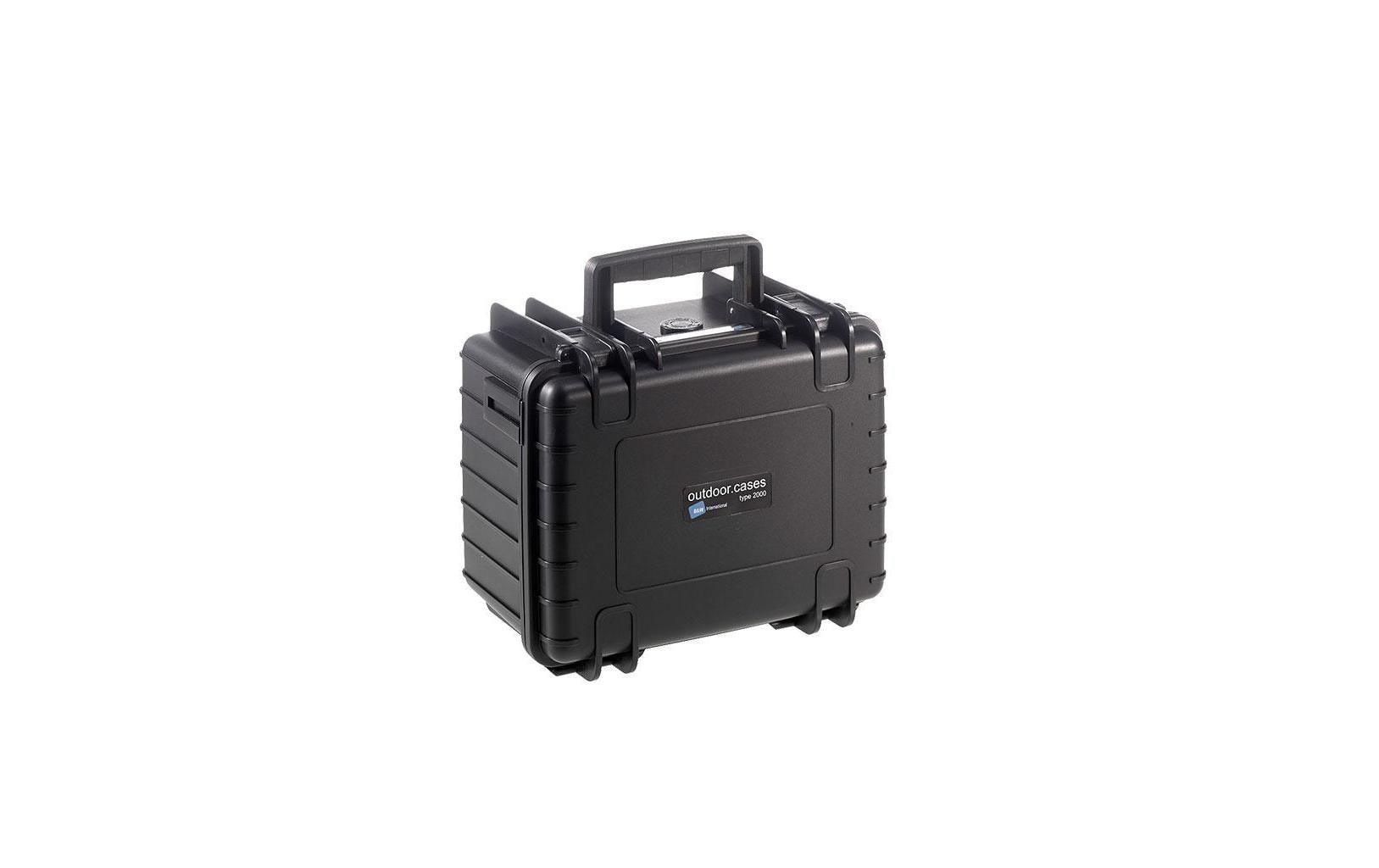 Outdoor-Koffer Typ 2000 RPD SchwarzOutdoor-Koffer mit viel Stauraum