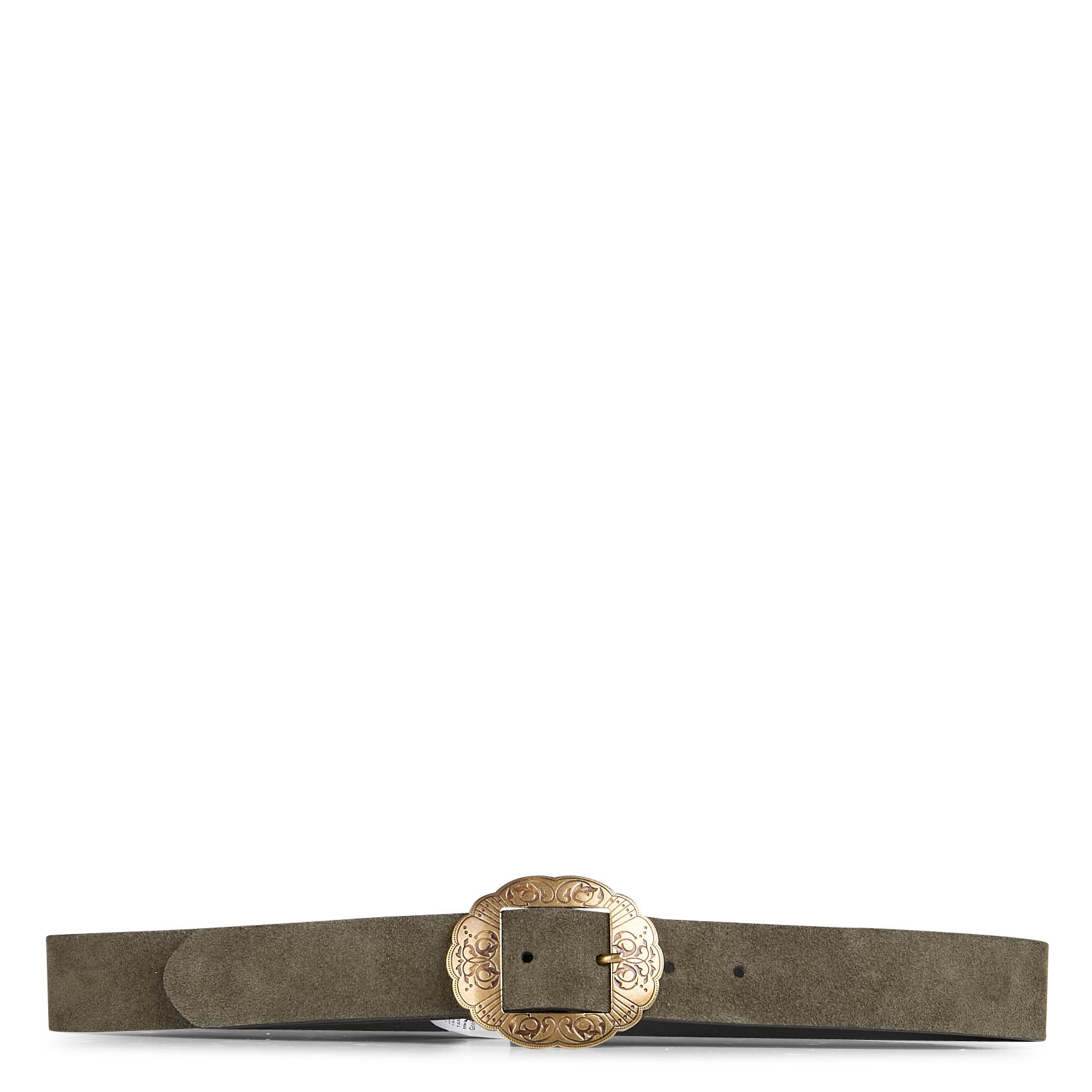 Ceinture en cuir mélangé | Vert