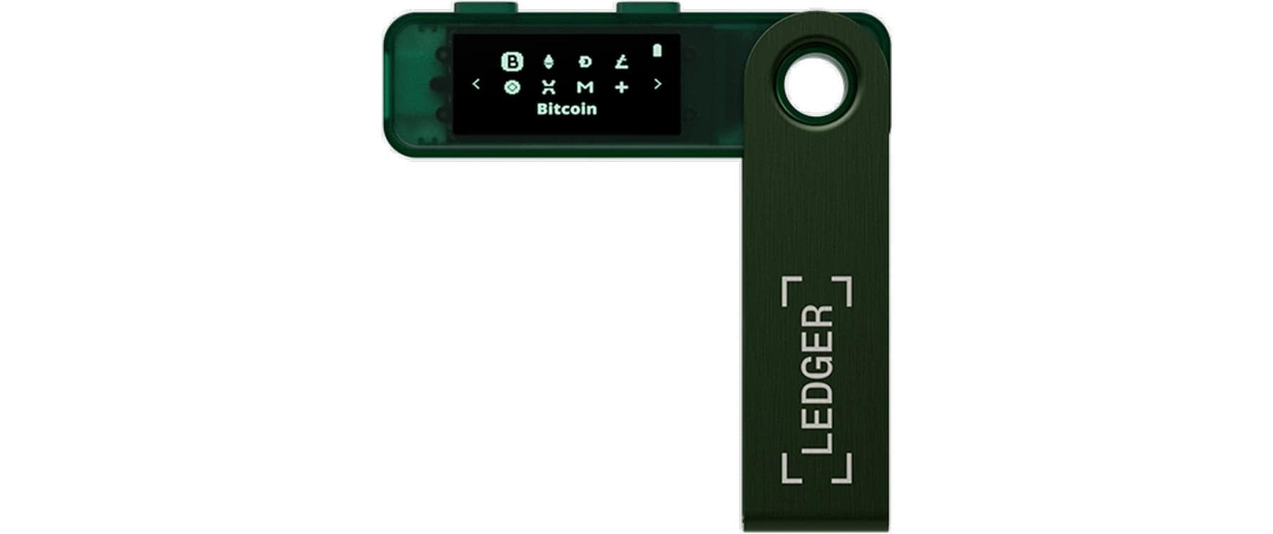 Nano S Plus Emerald GreenCrypto-Hardware-Wallet zum Kaufen, Verwalten und Vermehren digitaler Vermögenswerte