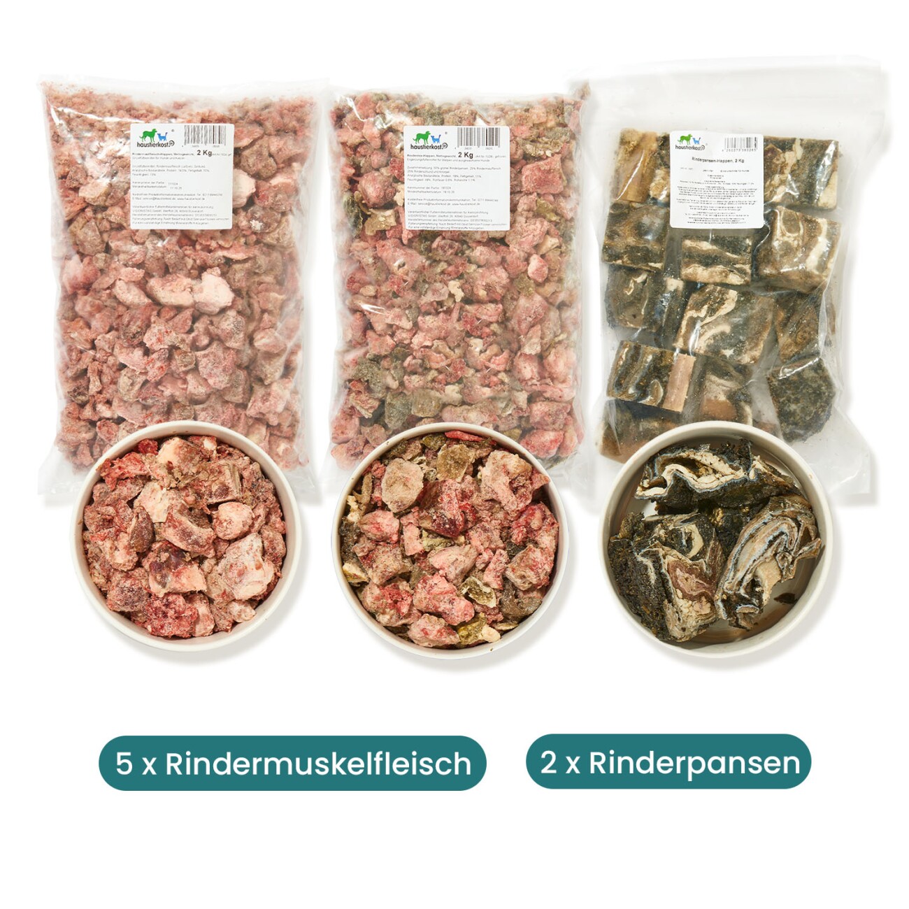 haustierkost.de Frostfutter HAPPEN-Paket