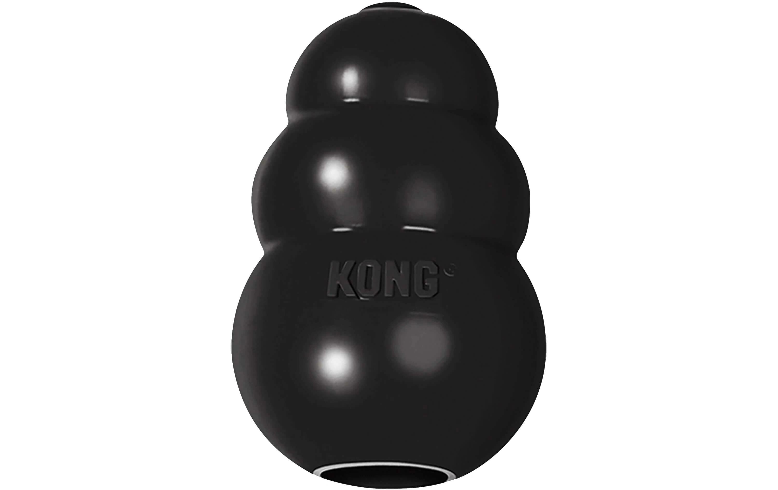 Hunde-Spielzeug Extreme Ø 6 cm, SchwarzBeständiges Spielzeug aus Naturkautschuk für Hunde