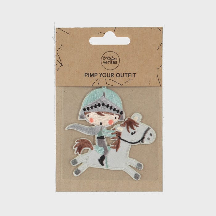 Atelier Veritas-Patch ridder 8x7,5cm