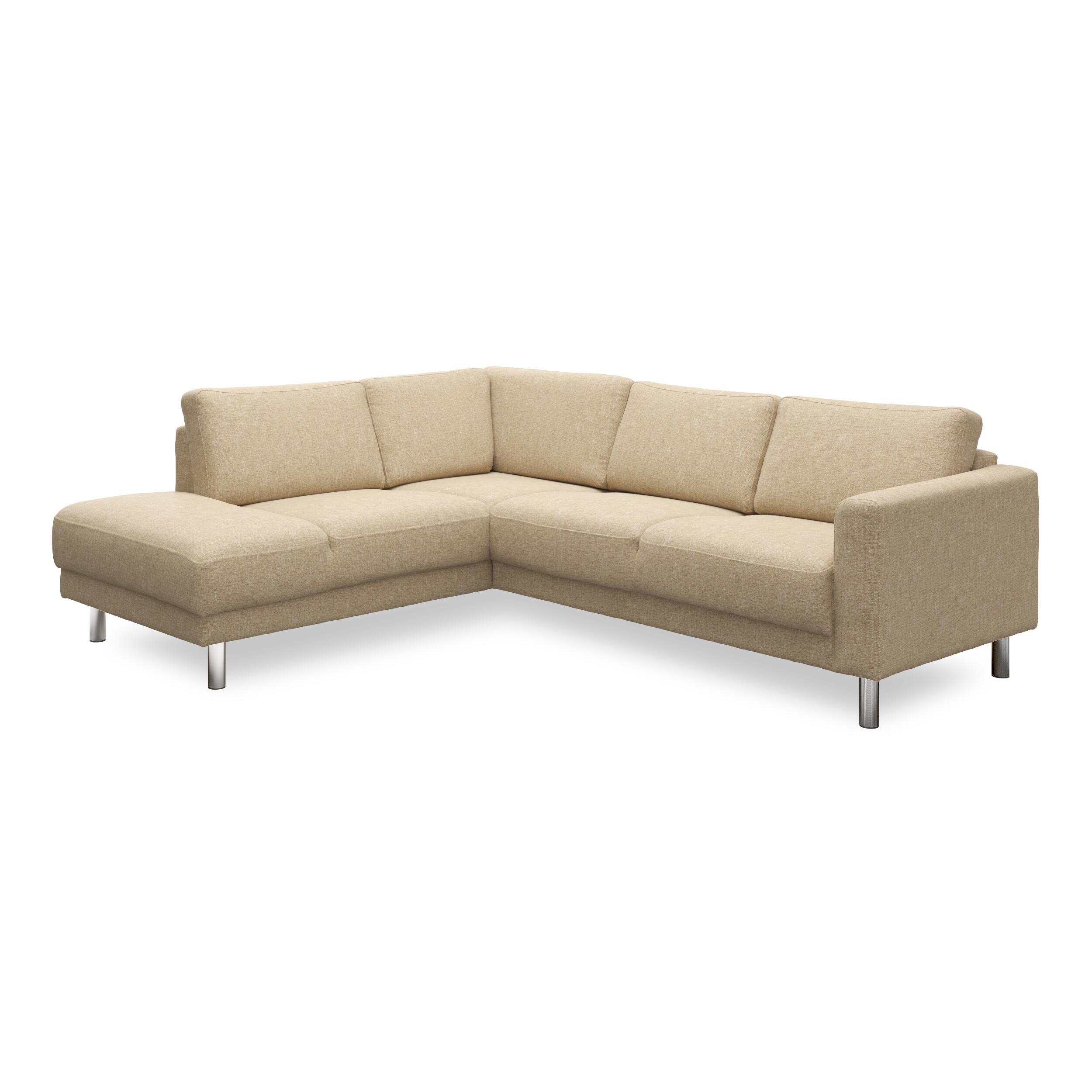 cleveland venstrevendt sofa med pufafslutning