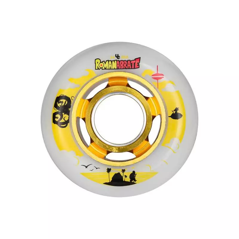 Roues roller UNDERCOVER Roman Abrate TV Line 2nd Ed. 64mm/88a Alu (pack de 4)