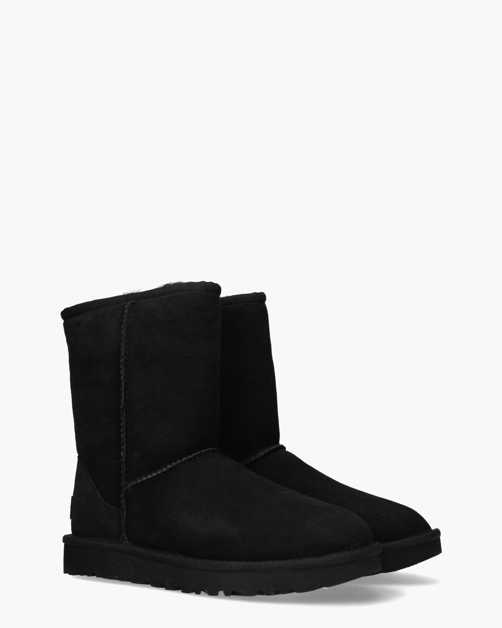 UGG Classic Short II Boot Black Dames Enkelboots